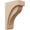 Ekena Millwork 6"W x 12"D x 18"H Classic Helena Rough Cedar Woodgrain TimberThane Corbel, Primed Tan CORUR06X12X18HELRCPR - alternate 1